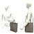 Edge Céline Borsa in pelle piccola logo Vertical Cabas CELINE Beige - vista 2