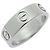 Anello Cartier Love in Platino 950