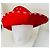 Cappello a secchiello rosso Sportmax con accenti bianchi - vista 4