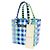 Bolsa de mão em polipropileno trançado Marni Micro Basket Azul Multicor - vista 2