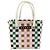 Marni Woven Micro Basket Handtasche aus Polypropylen Weiß Mehrfarben