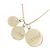 Autre Marque 14K Gelbgold-Diamant-Halskette Golden - Ansicht 3