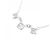 Autre Marque Collana in diamante K18WG Argento - vista 4