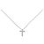 Autre Marque Collana in platino e diamanti Argento