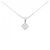 Autre Marque Collana in diamante in oro bianco Au750 Argento