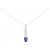 Autre Marque Collana in Zaffiro Pt900 Pt850 Argento