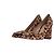 Gianvito Rossi Lederpumps mit Leopardenmuster 37 Beige