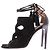 Décolleté con lacci in suede nero Aquazzura 37 - vista 3