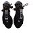 Décolleté con lacci in suede nero Aquazzura 37 - vista 6