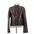 Chaqueta de cuero marrón Calvin Klein Castaño