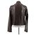 Chaqueta de cuero marrón Calvin Klein Castaño - vista 2