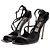 Jimmy Choo Schwarze lackierte High Heels