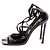 Jimmy Choo Schwarze lackierte High Heels - Ansicht 3