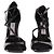 Jimmy Choo Schwarze lackierte High Heels - Ansicht 4