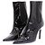 Calvin Klein Botas negras lacadas