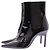 Calvin Klein Botas negras lacadas - vista 3