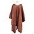Gianluca Capannolo Wollponcho Terracotta Braun