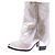 Autre Marque Botas TORAL de piel plateadas 38 Plata - vista 3