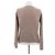 Comme Des Garcons Beige V-Ausschnitt Pullover aus Wolle und Kaschmir - Ansicht 2