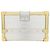 Borsa a Spalla Petite Malle Epi Louis Vuitton Argento D'oro Metallico - vista 2