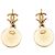 Chanel Gold CC Emaille Stern Ohrringe mit Clipverschluss Golden - Ansicht 2