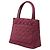 Chanel Rote Wildleder Medaillon Tasche Bordeaux - Ansicht 2