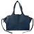 Céline Celine Blau Mittelgroße Tote aus genarbtem Kalbsleder Marineblau