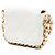 Chanel Mini Bianco in Pelle Trapuntata con Catena di Cornice Crudo - vista 2