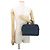 Borsa a mano mini Fourre-Tout Victoria 3 di Hermès Nero Blu - vista 4
