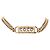 Collana in strass Chanel Coco Mark Rosa D'oro