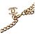 Collana in strass Chanel Coco Mark Rosa D'oro - vista 3