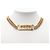 Collana in strass Chanel Coco Mark Rosa D'oro - vista 6