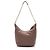 Hobo mediano de cuero Soho con cadena Gucci Castaño - vista 3