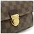 Borsa a Spalla Louis Vuitton Damier Ravello GM Marrone - vista 9