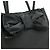 Borsa a mano in nylon con logo in jacquard Prada Nero - vista 8
