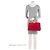 Louis Vuitton Monogram Vernis Brea MM Handtasche Rot - Ansicht 5