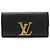 Louis Vuitton Vivienne Leder Geldbörse Schwarz