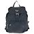 Prada Nylon-Leder Tessuto Logo Rucksack Schwarz