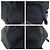 Prada Nylon-Leder Tessuto Logo Rucksack Schwarz - Ansicht 3
