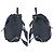 Prada Nylon-Leder Tessuto Logo Rucksack Schwarz - Ansicht 8