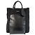 Sac fourre-tout en nylon/cuir Gucci Noir
