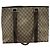 Bolso tote de lona GG Supreme de cuero de Gucci Castaño - vista 2