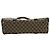 Bolso tote de lona GG Supreme de cuero de Gucci Castaño - vista 3