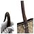 Bolso tote de lona GG Supreme de cuero de Gucci Castaño - vista 9