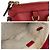 Gucci Leder Handtasche mit ineinandergreifendem Logo Rot - Ansicht 5