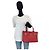 Gucci Leder Handtasche mit ineinandergreifendem Logo Rot - Ansicht 6