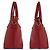 Gucci Leder Handtasche mit ineinandergreifendem Logo Rot - Ansicht 7