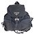 Prada Nylon Tessuto Logo Rucksack Schwarz