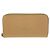 Portafoglio lungo Coco Mark in pelle di caviale Chanel Marrone Beige