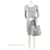 Borsa a secchiello in pelle Infinity con catena Givenchy Grigio  - vista 5